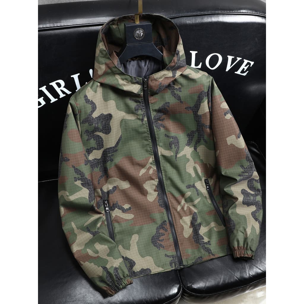 Primavera outono jaqueta masculina 2026 novo estilo com capuz solto jaqueta masculina Casual Plus Size topo na moda jaqu