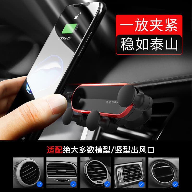 Acessórios automotivos mais vendidos: suporte de design deformável, bom suporte para carro, suporte de celular por gravi