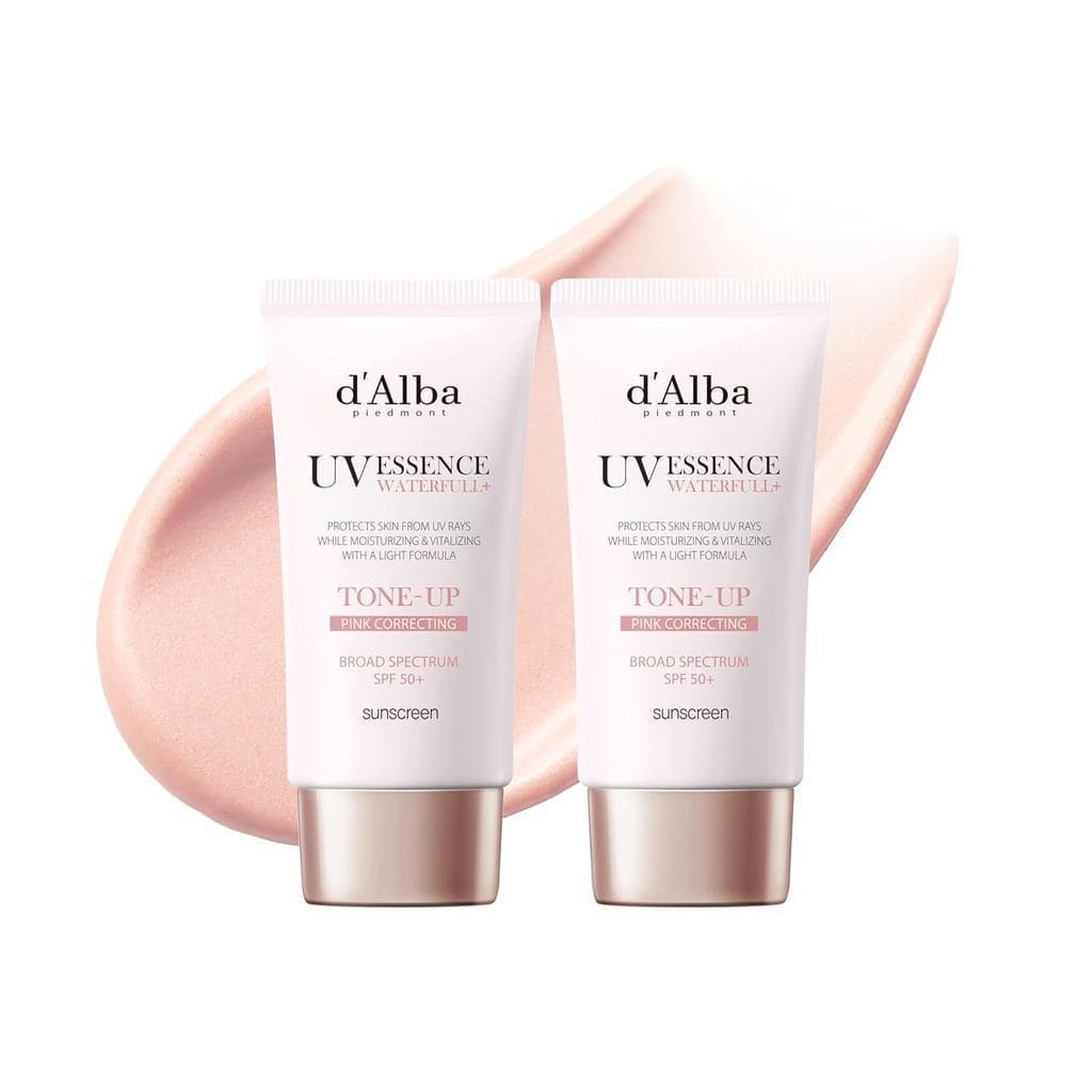 [2 peças] Dalba Piedmont Sérum Protetor Solar Hidratante e Iluminador de Amplo Espectro FPS 50+ Protetor solar facial co