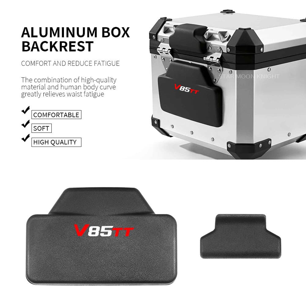 Acessórios Da Motocicleta Caixa Traseira Almofada Encosto Caso Superior Para Moto-Guzzi V85 TT Viagem V85TTHot Itens De 