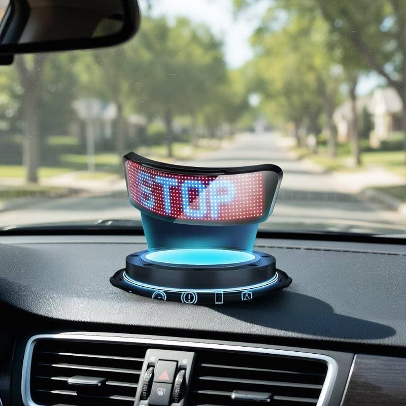 Chuaniaji Luz De Advertência Para Capacete De Motocicleta , Display Led Equitação Noturna , Traseira , Acessórios Moto D
