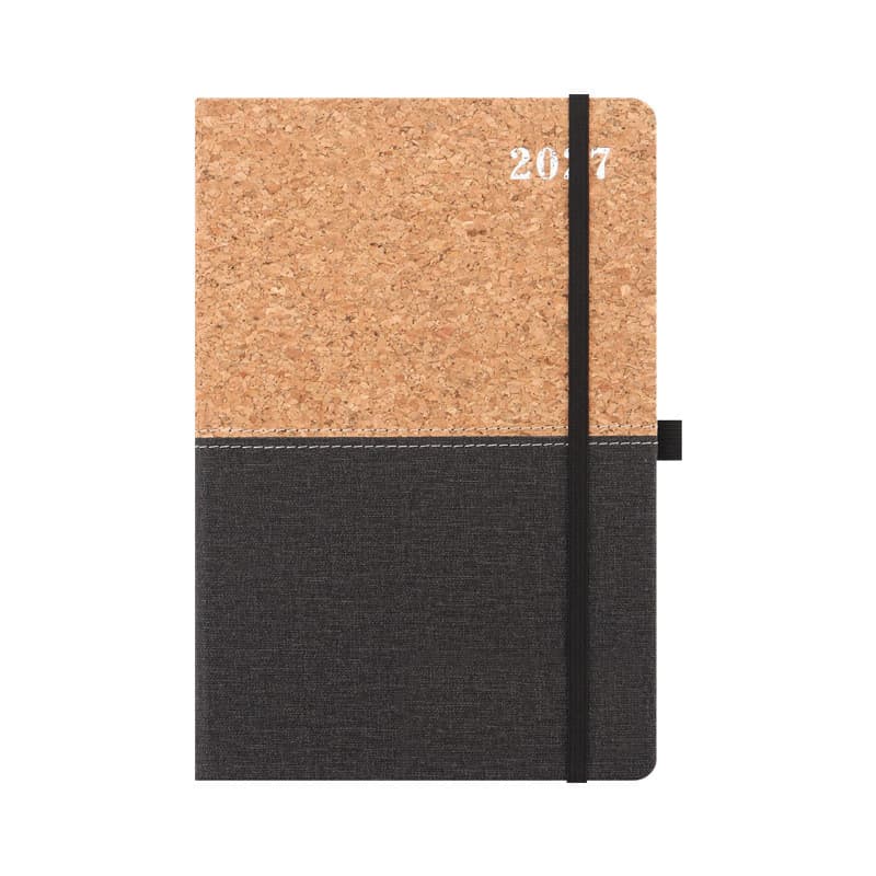 A5 Cortiça Agenda Notebook Criativo Emenda Calendário Notebook Escritório de Negócios Bloco de Notas Notebook Papelaria　