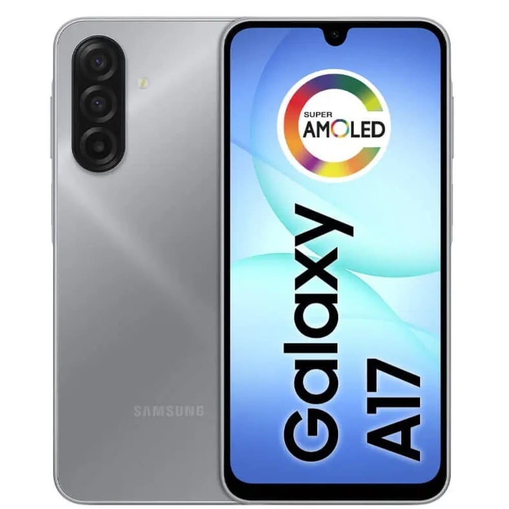 Celular Samsung Galaxy A17 128GB, 4GB, Câmera 50MP, Tela 6.7", Proteção IP54 Cinza