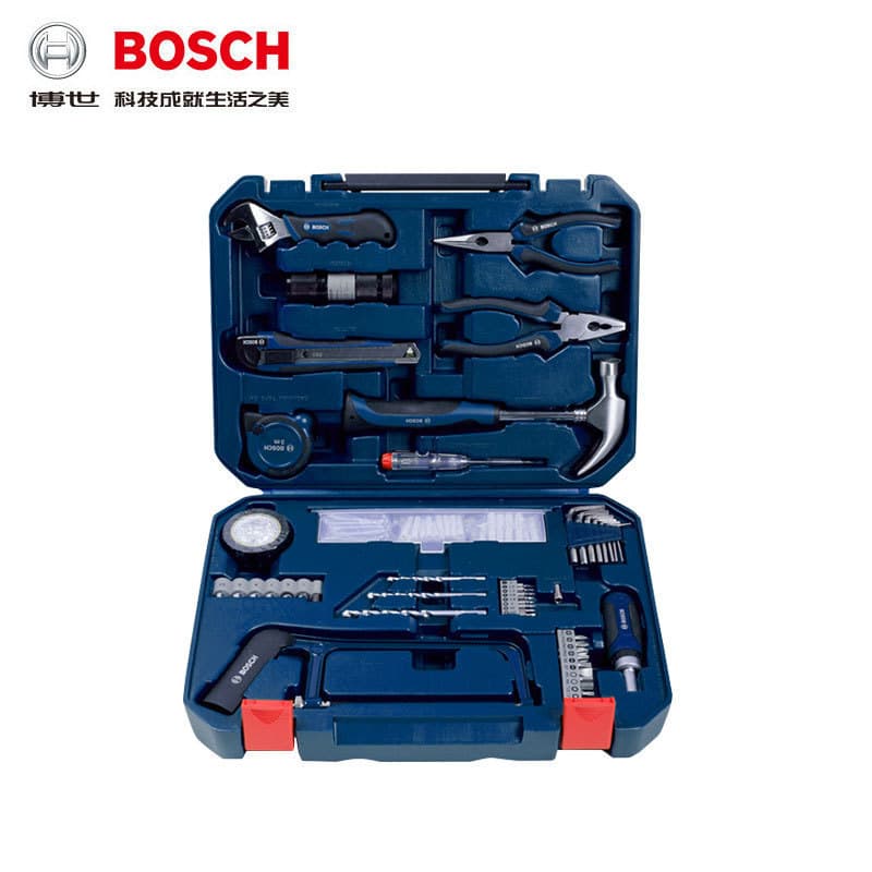 Bosch caixa de ferramentas conjunto de 108 peças caixa de ferragem doméstica reparação de madeira 66 peças conjunto de 1