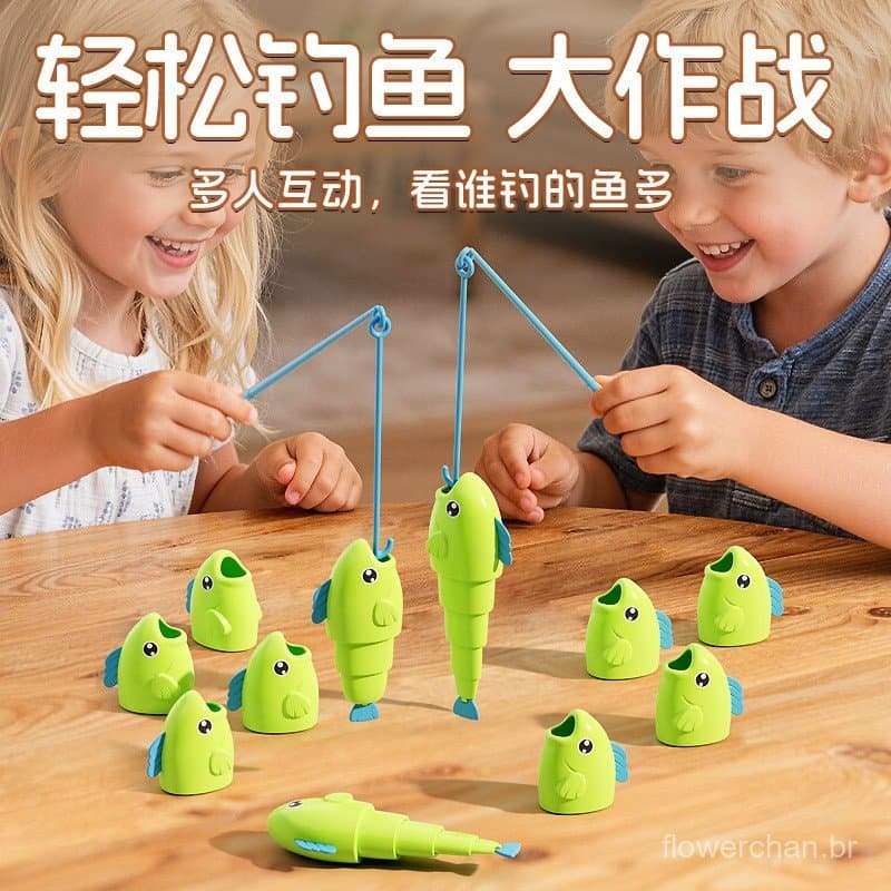 Crianças brinquedos pesca mestre brinquedos educativos família pai-filho interação pesca batalha brinquedos