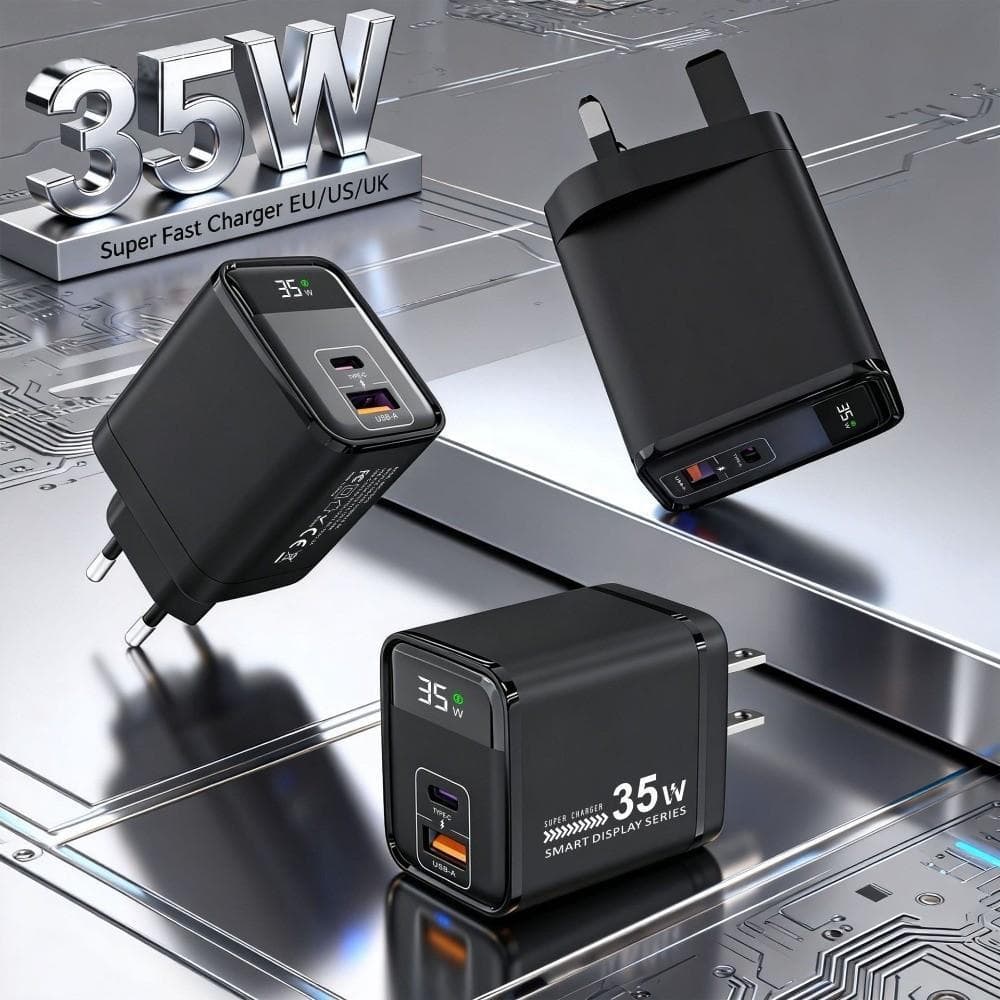 Adaptador De Carregador De Celular , Rápido De Telefone De Saída De 35 W De Carregamento , Energia Carga Rápida