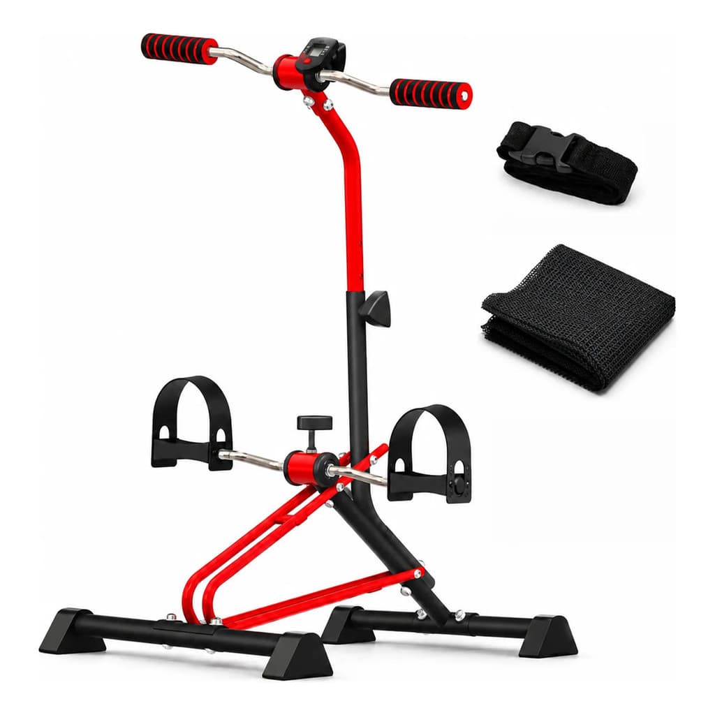 Bicicleta De Exercício Ergométrica Com Tapete Antiderrapante