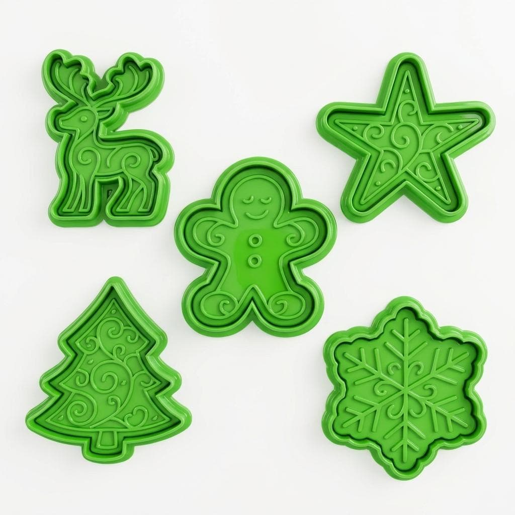 Cortador Molde de Biscoito NATAL Marcador Carimbo Pasta Americana Bolacha Massa Bisquit Confeitaria Massinha de Modelar