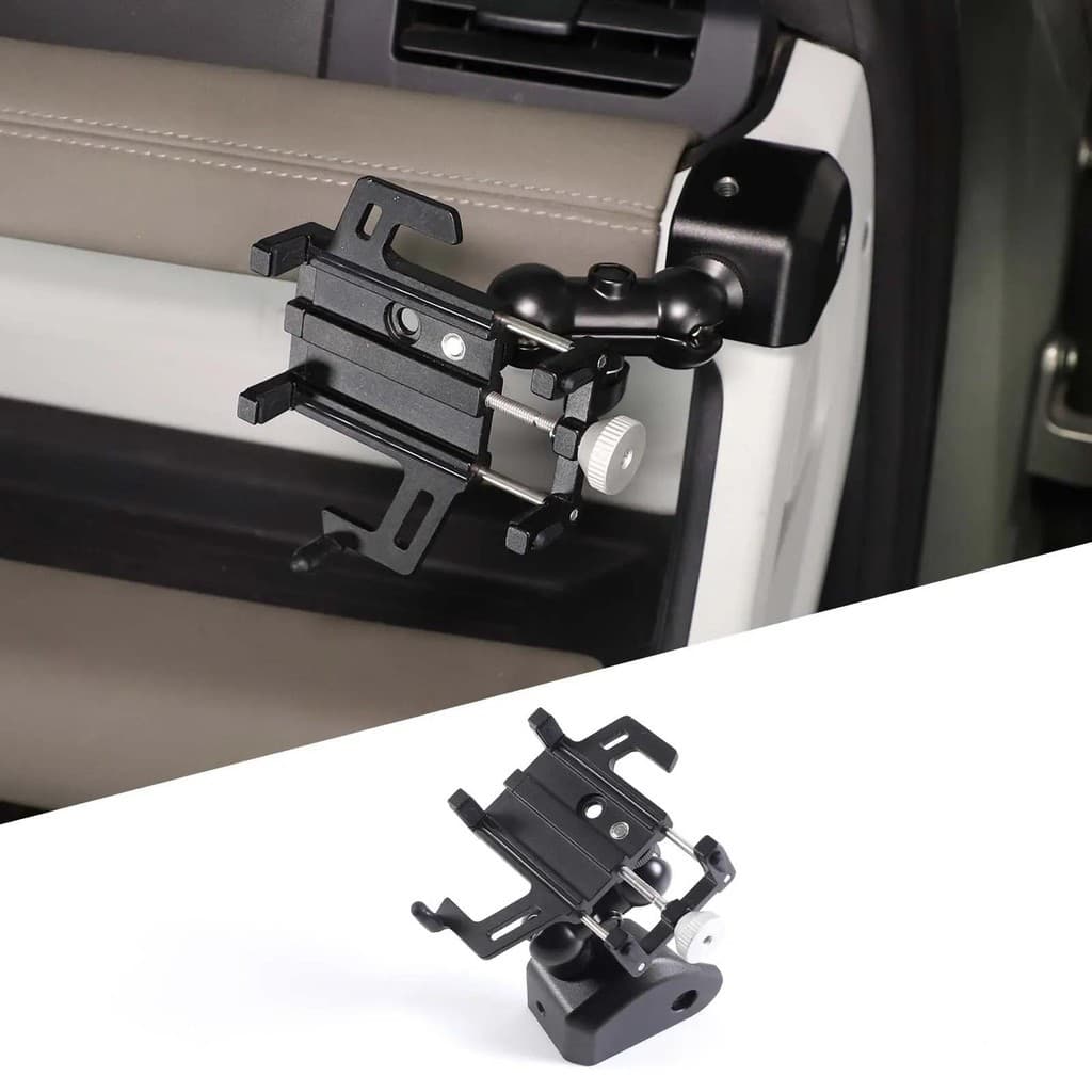 Liga De Alumínio Suporte Do Telefone Móvel Guarnição Para Land Rover Defender 110 2020-2023 Ventilação Ar Carro Acessóri