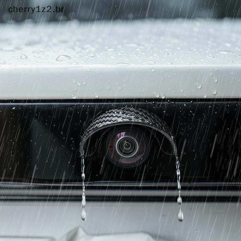 Câmera De Visão Traseira Do Carro Capa Chuva À Prova Dwaterproof Água Sol Viseira Protetor Estender A Vida Útil Da Para 