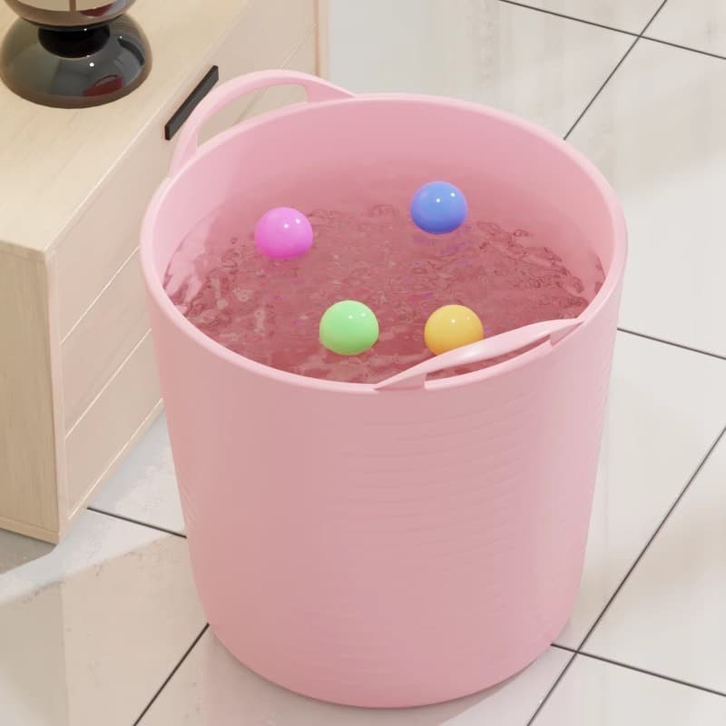 Japão Muji crianças banheira balde de natação do bebê banho doméstico pode sentar banheira banho crianças banheira