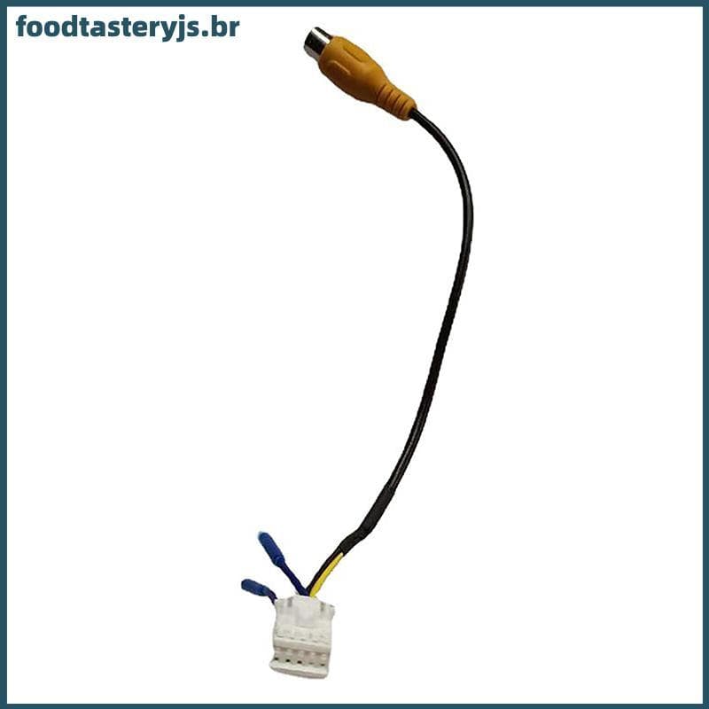 FTTJ Adaptador De Cabo De Câmera De Visão Traseira RCA De Alta Qualidade De 10 Pinos Para DVD Estéreo De Carro BR