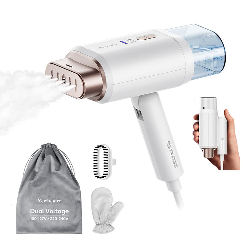 Ferro A Vapor Para Roupas Portáteis De Viagem , Tensão Dupla , 120V , 220V , 1200W , 180ml , 2 Configurações De Temperat