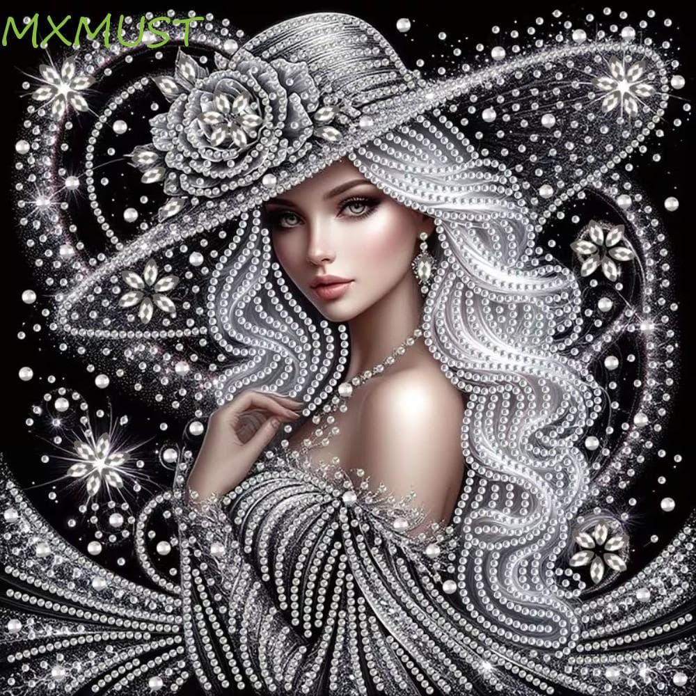 Kits De Pintura De Diamante , Arte Em Formato Especial 5D , Gema , Broca Parcial