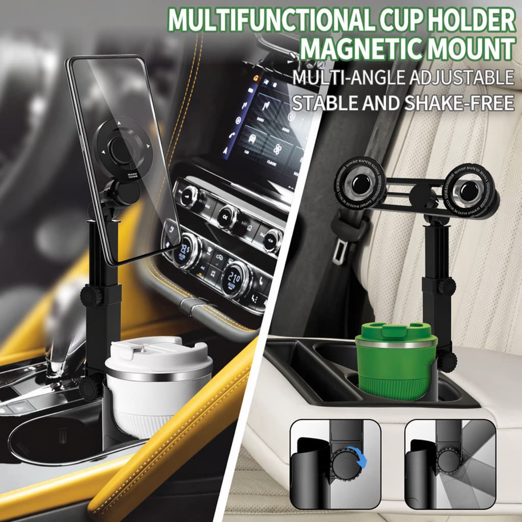 [Suporte para Copo]【Multiuso Portátil】Suporte Magnético para Celular/Carro/Compatível com MagSafe