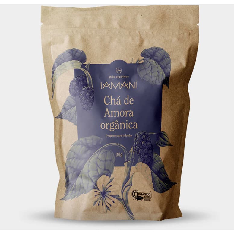 Chá de Folhas de Amora Orgânica  - Iamani