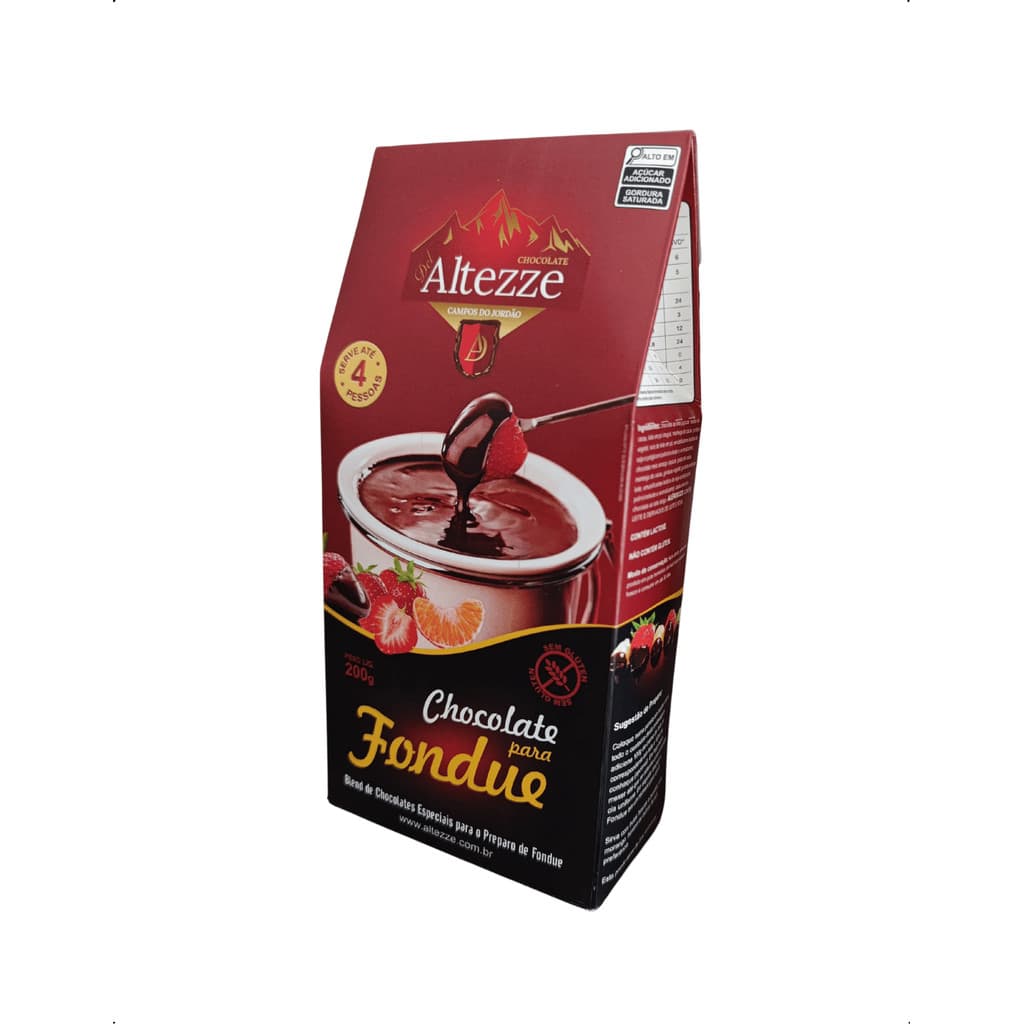 Fondue Altezze Chocolate Cremoso 200g Importado