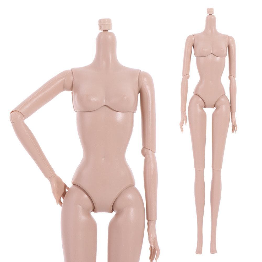 Bonecas BJD Nuas Articuladas , Boneca Sólida 1/6 Super Modelo , 11 Articulações 30cm Branco Figura De Pele Europeia Corp
