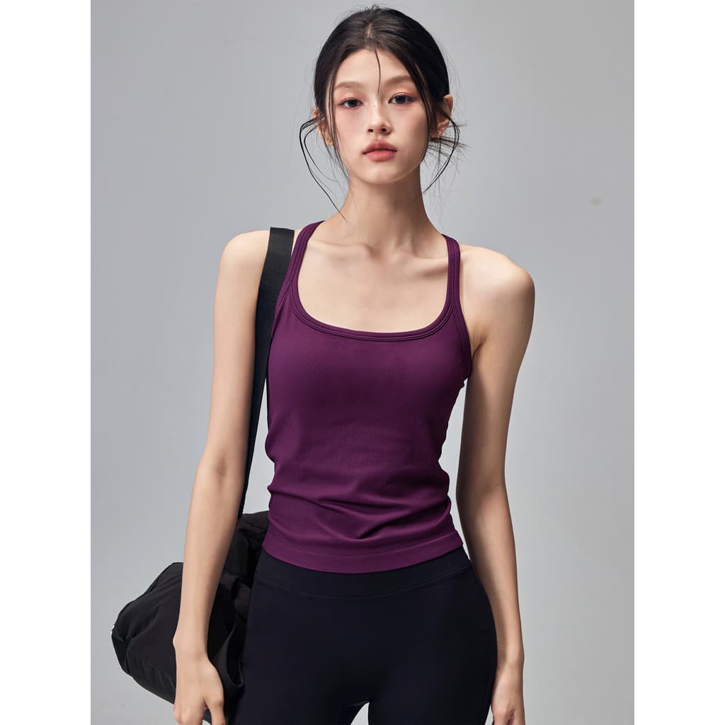 Roupas de Yoga colete feminino com almofada no peito roupa interior esportiva elástica Fitness estilingue I-forma mais m