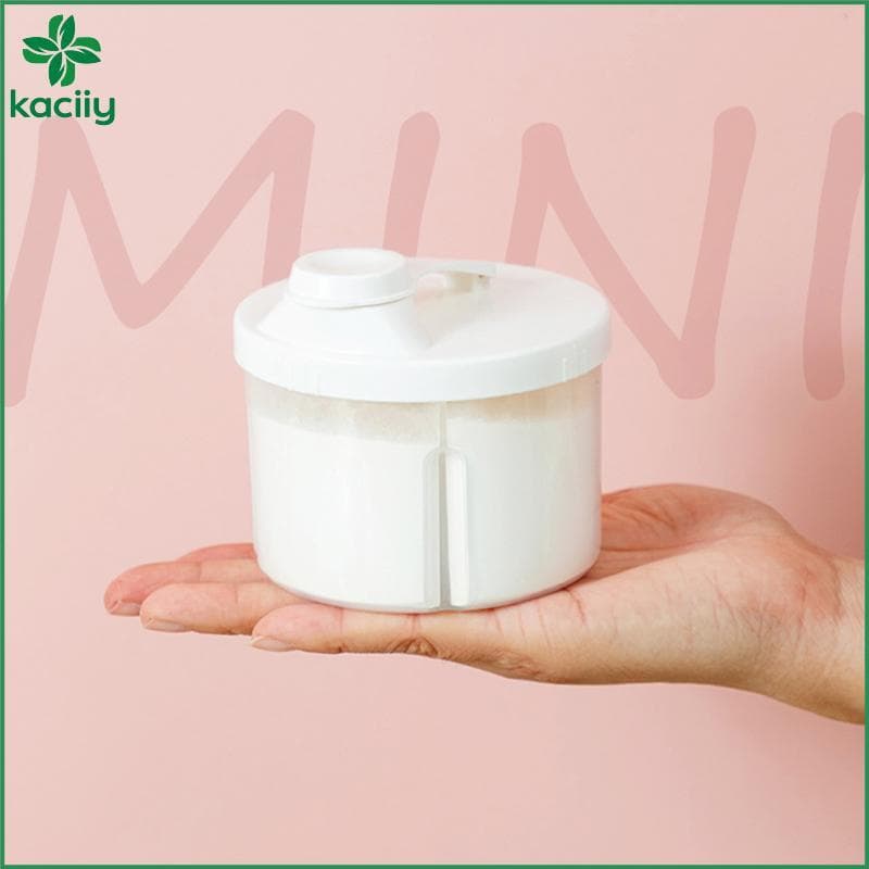 Caixa Portátil De Armazenamento De Comida Para Bebê , Suporte Cereais Essenciais Infantis , Organizador De Leite Em Pó D