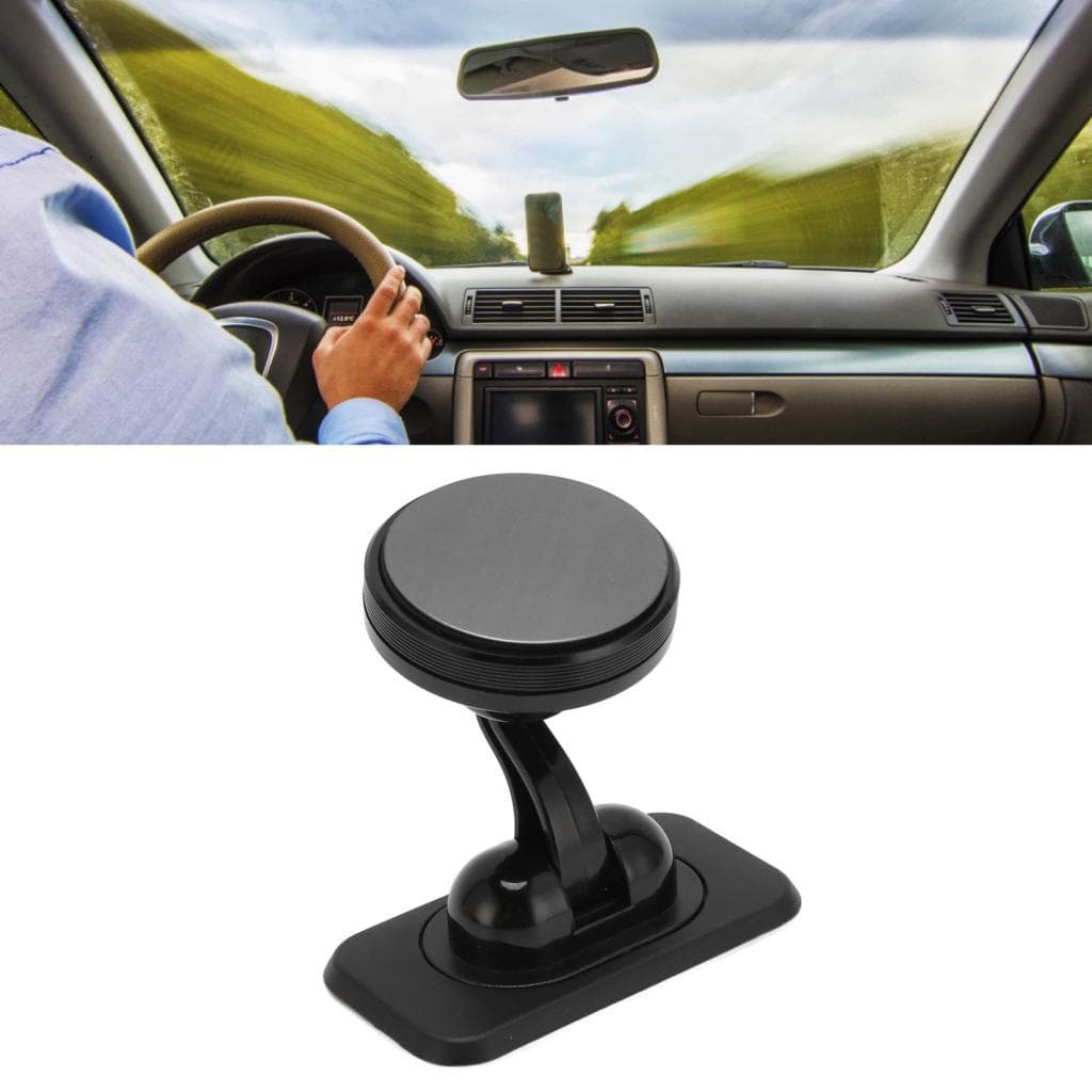 Suporte para celular para carro, pasta firme preta, suporte magnético multifuncional para console central