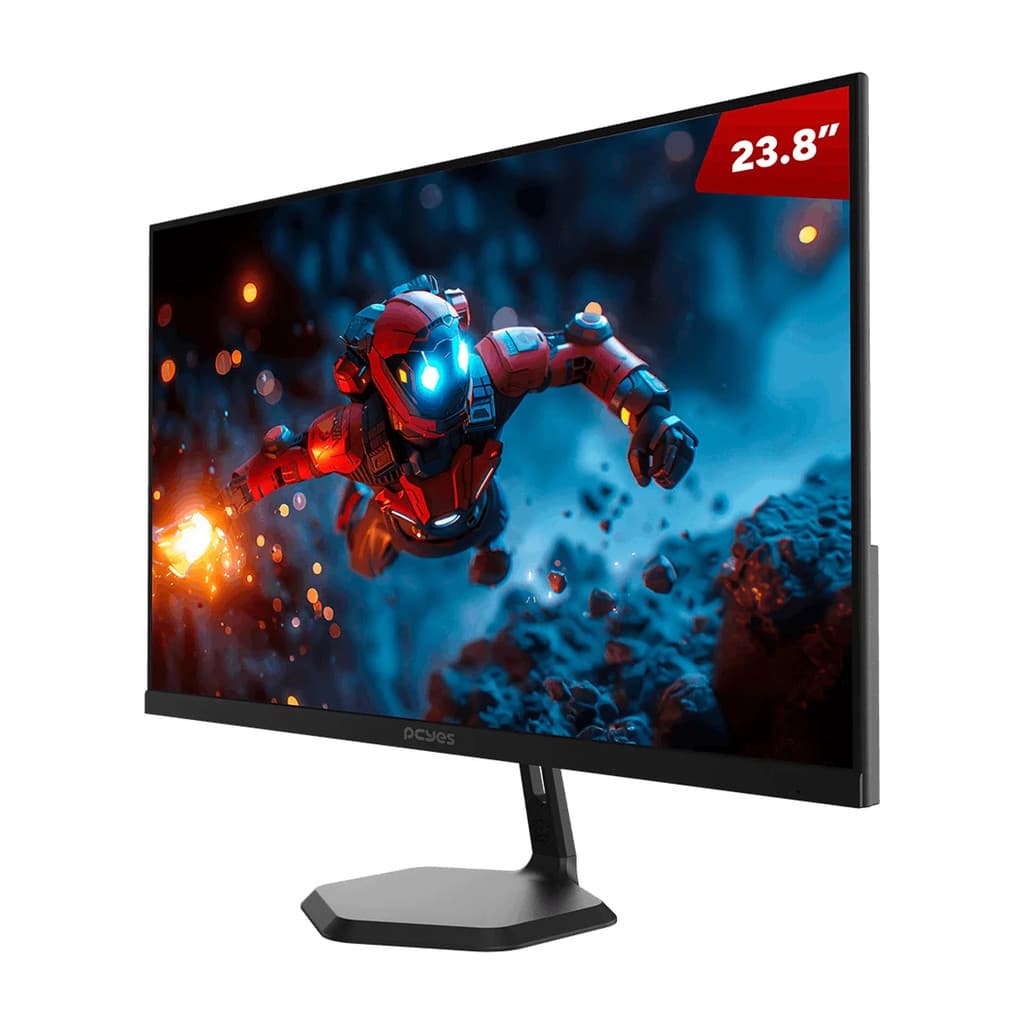 Monitor Gamer PCYES O-Creed O23F 23.8" Flat Fhd IPS 180HZ 1MS Hdmi/Dp Freesync Black Vulcan PMGO23F180BV - PCYES