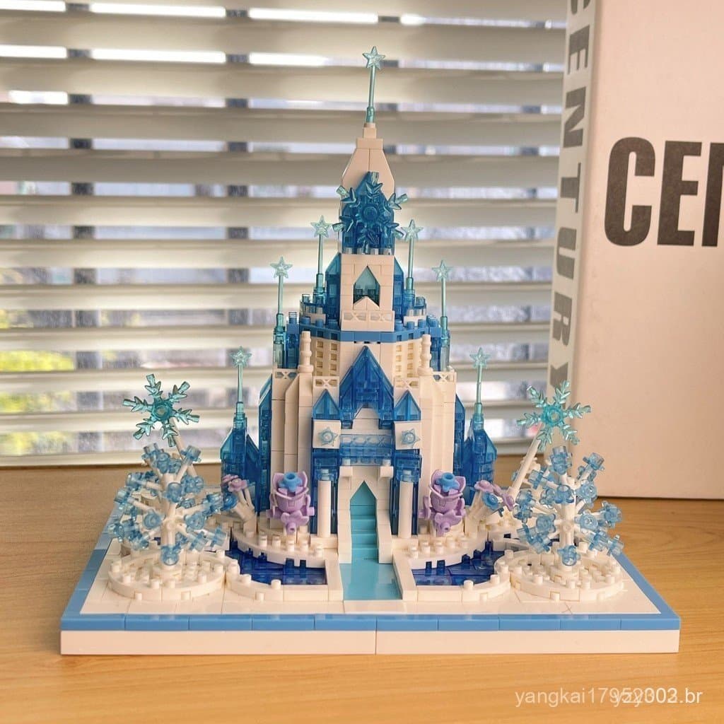 Compatível com blocos de montar LEGO, Castelo de Conto de Fadas, Casa de Princesa, Brinquedo Educativo de Decoração