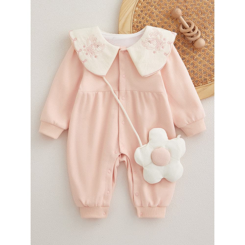 Bebê outono classe A roupas de passeio 1-12 meses bebê menina 9 primavera outono roupas princesa macacão manga longa jaq