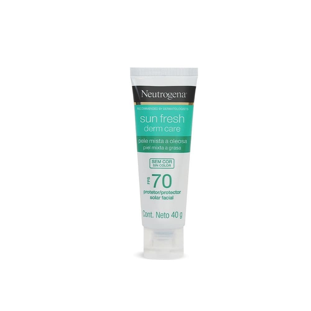 Protetor Solar Facial Neutrogena Sun Fresh Derm Care  FPS70 Sem Cor 40g