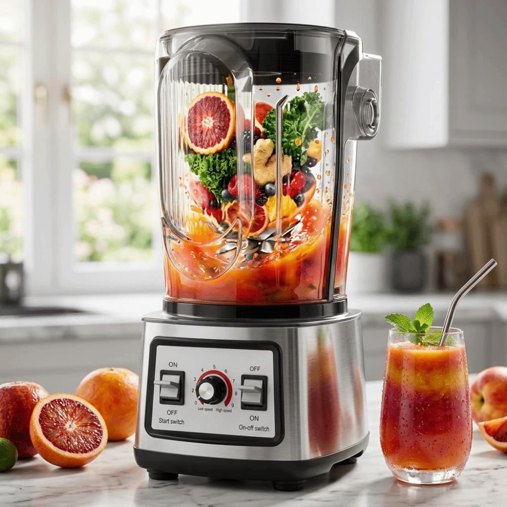 FALLFORBEAUTYEJ Smoothie Maker , Liquidificador Multifuncional De Alta Velocidade Com Motor Potente , Triturador De Gelo
