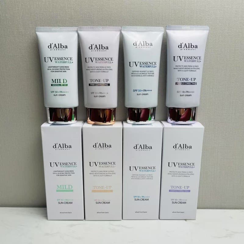 Coreia coreia dalba dalba creme protetor solar água vegana hidratante isolamento de brilho Natural protetor solar de alt