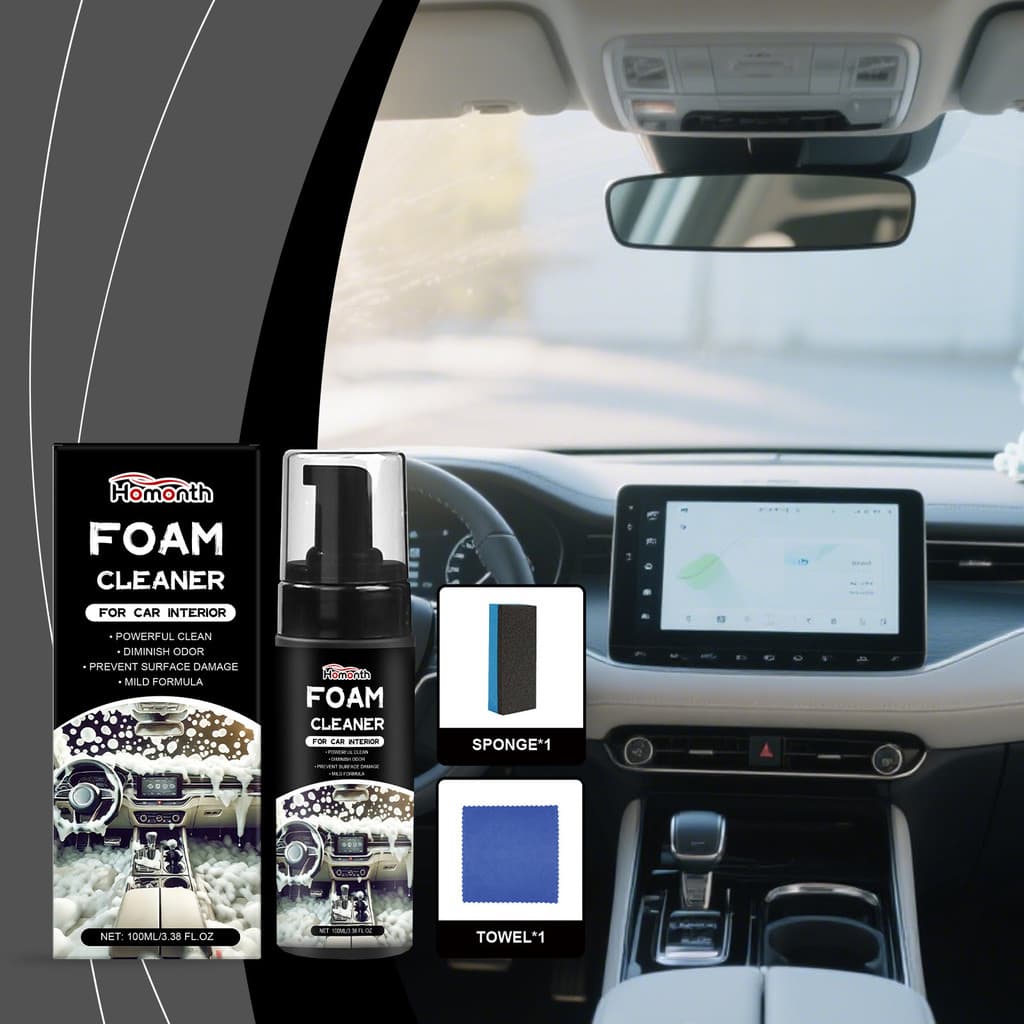 Limpador interior do carro cuidados Spray espuma interior do carro remodelação cuidados Kit limpeza