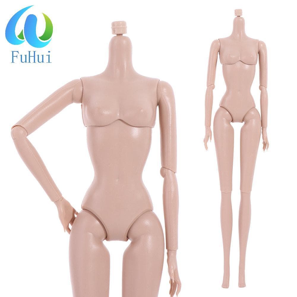 FUHUI Bonecas BJD Nu Articuladas , Boneca Sólida Móvel Super Modelo , Corpo De Substituição 1/6 Figura