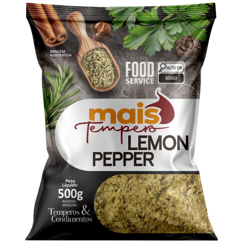 Tempero Lemon Pepper 5kg Premium Alta Qualidade Promoção - LTT OFICIAL