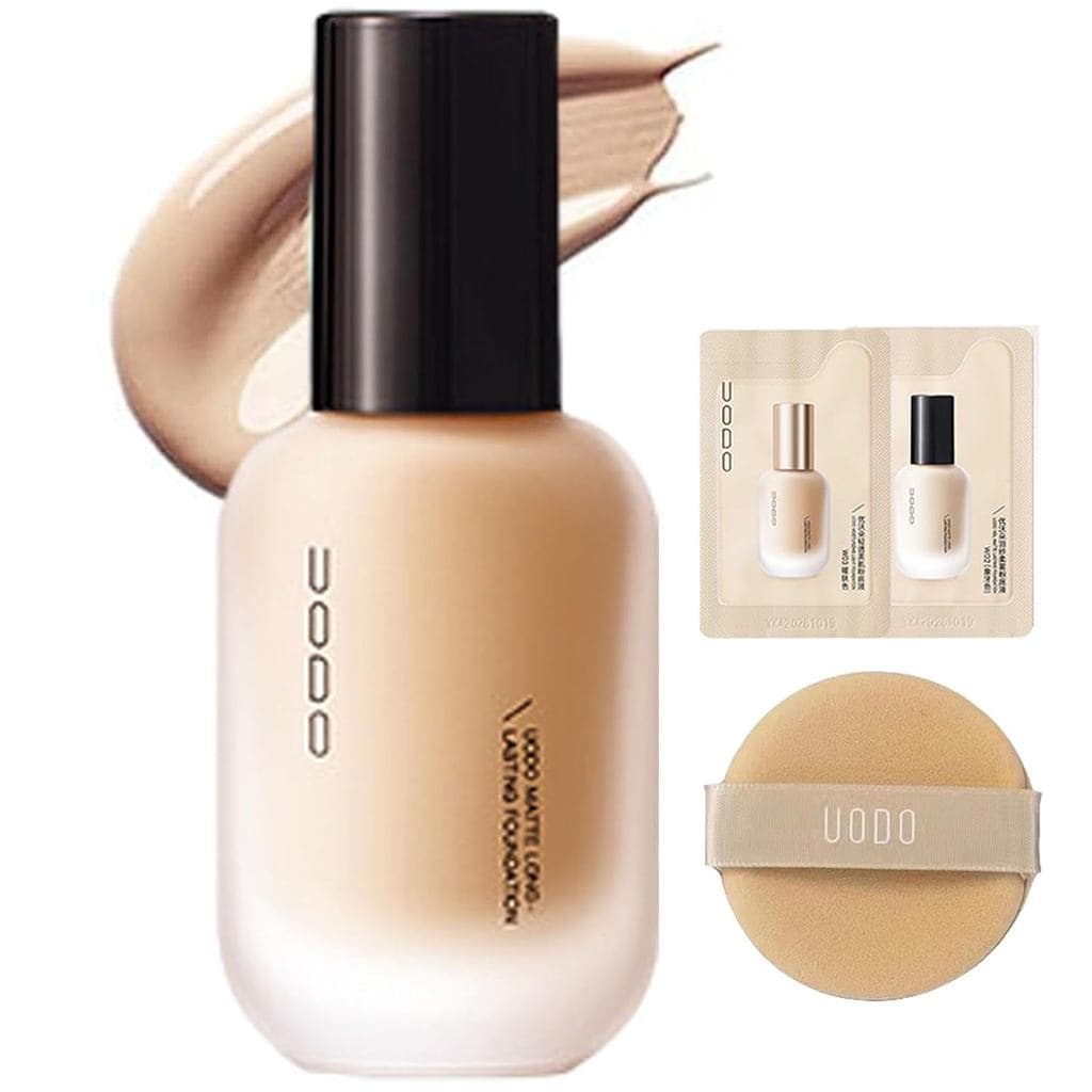 Base Líquida, Base Hidratante Leve, Corretivo Matte de Longa Duração, Base Líquida Gauze Beauty (Matte 03 Natural) WYO9