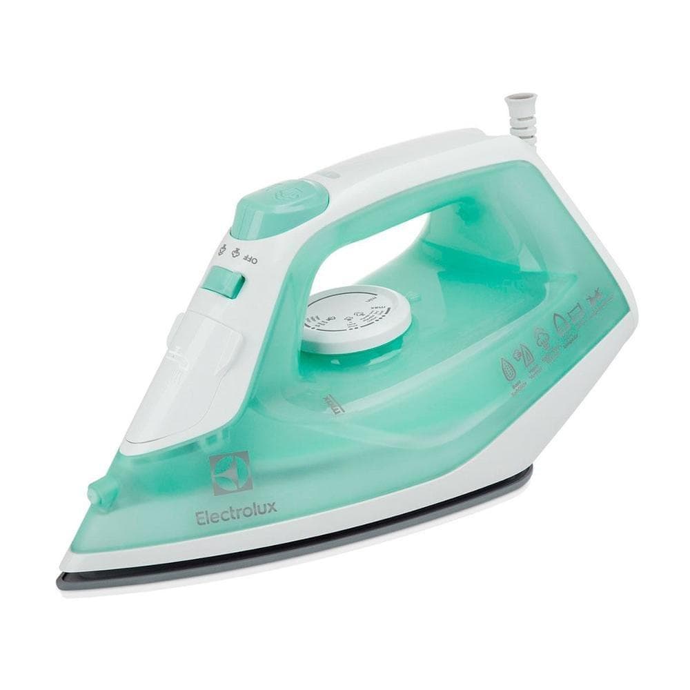 Ferro de Passar a Vapor Easyline Electrolux Verde com Base de Cerâmica SIE70