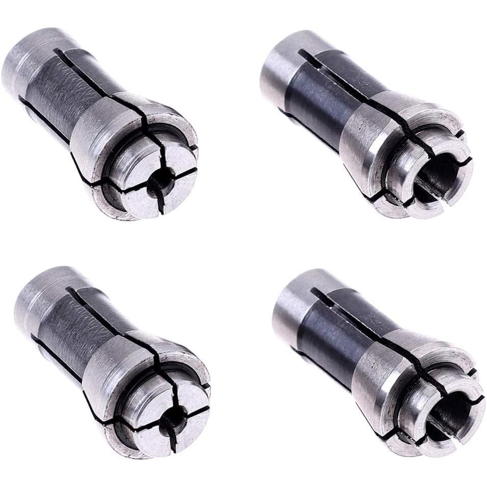 Conjunto de 4 pinças de fixação para esmerilhadeira, 2 pinças de 3mm e 2 pinças de 6mm para esmerilhadeira, adaptadores 
