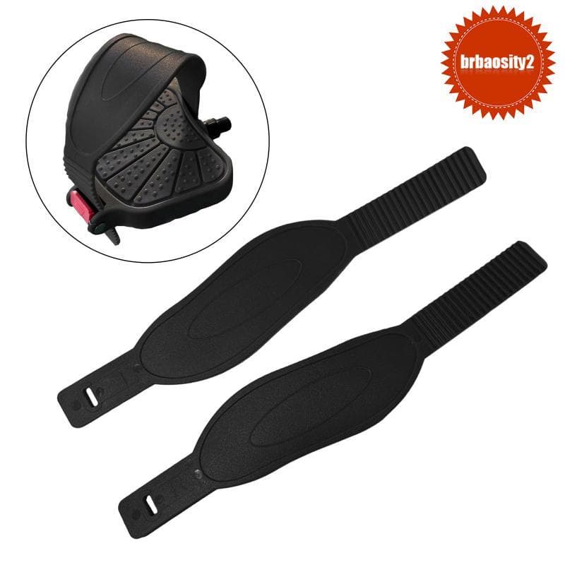 [Brbaosity2] 2x Correias Para Pedais De Bicicleta Ergométrica Universal Aptidão Substituição De Acessórios Internos
