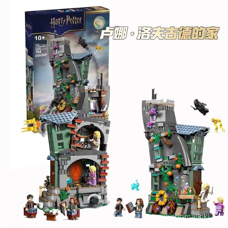 1.000 Peças de Blocos Lego Série Harry Luna.Love Good House Brinquedo de Montar para Crianças