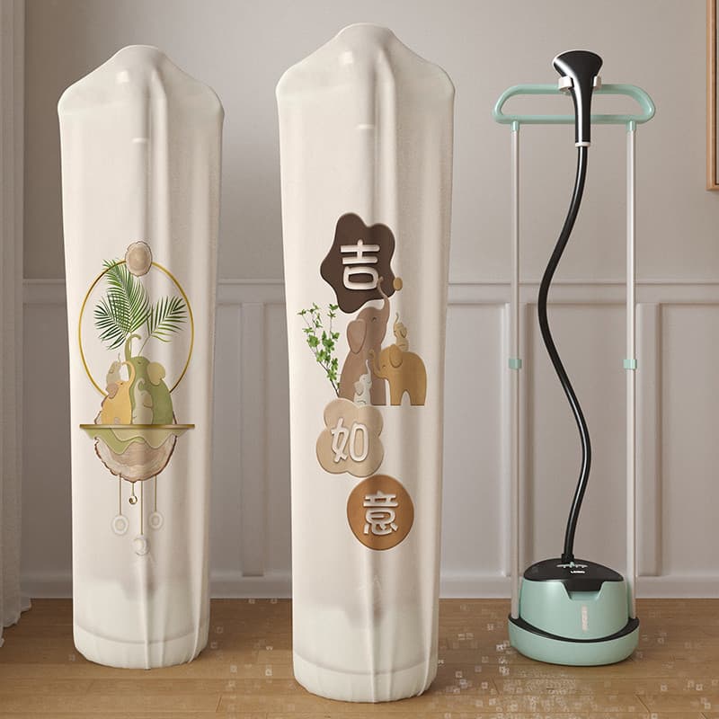 Vaporizador de roupas Anti-poeira capa ferro a vapor Vertical máquina de engomar capa de armazenamento haste dupla prote