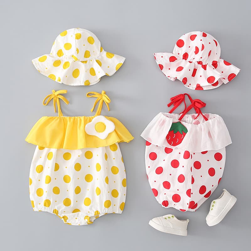 Bebê menina roupas de verão com capuz estilingue macacão bebê recém-nascido triângulo macacão menina roupas de verão mac