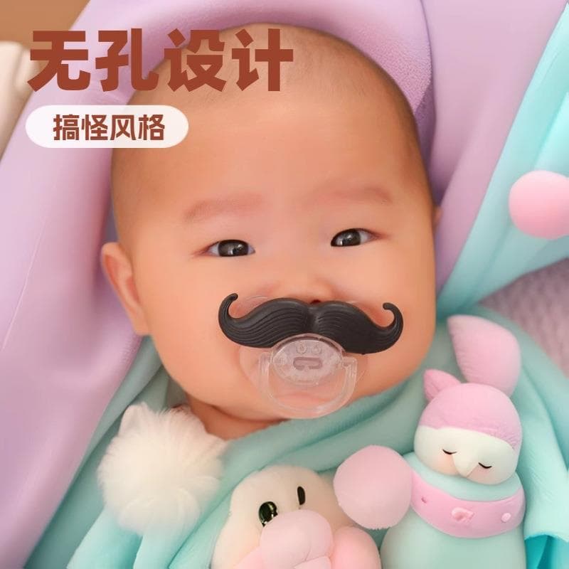 Engraçado chupeta do bebê único bebê recém-nascido engraçado bonito dentes coelho criativo tipo dormir engraçado