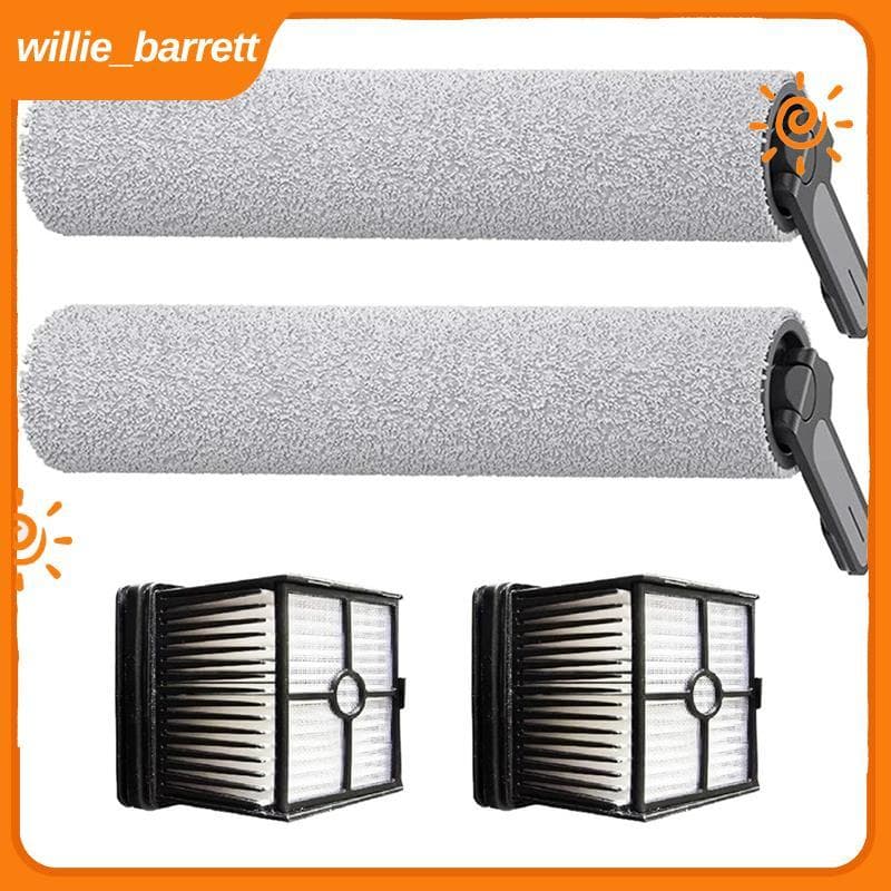 Kit De Peças De Reposição Para Aspirador De Pó Seco E Úmido W15-4 Unidades Inclui 2 Escovas De Rolo 2 Filtros