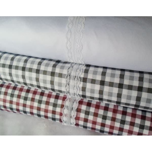 Tecido para fazer tecido doméstico/tecido de algodão puro sarja faça você mesmo Patchwork artesanal tecido xadrez para b