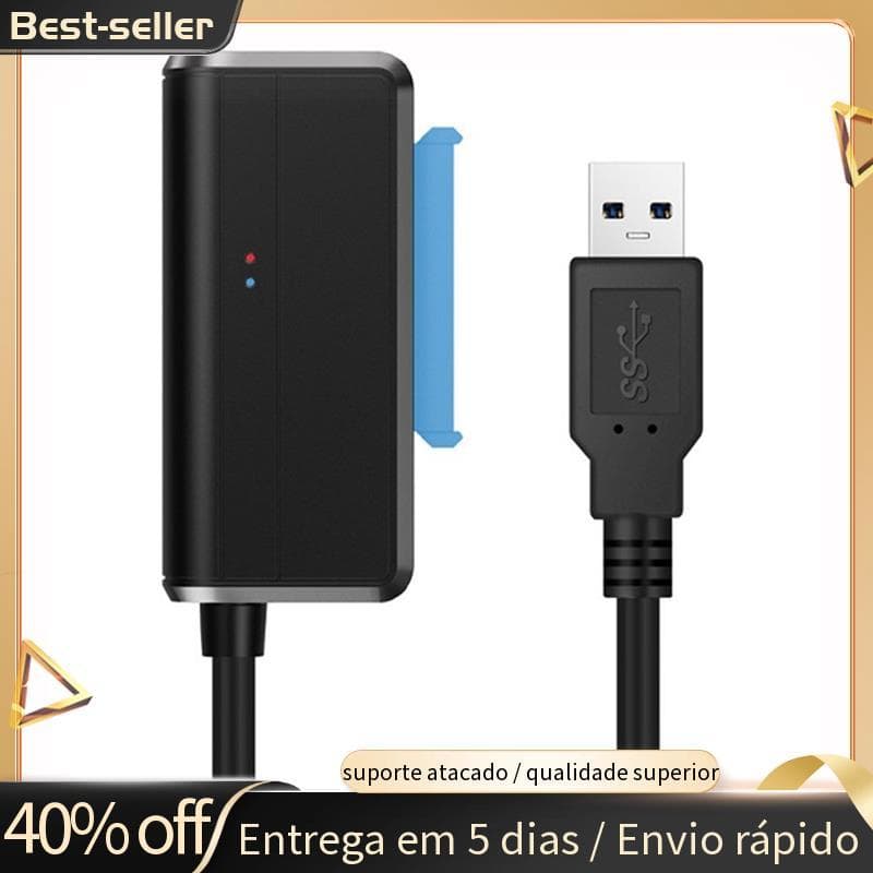Cabo USB Sata Iii Adaptador Para 3.0 Conversor De Disco Rígido Suporte SSD HDD Externo De 2,5/3,5 Polegadas 5 Gbps 2.5/3