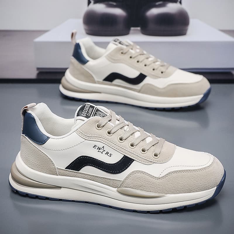 Moda masculina sapatos esportivos tênis de corrida sapatos sociais ao ar livre Jogging leve confortável estudante tênis 