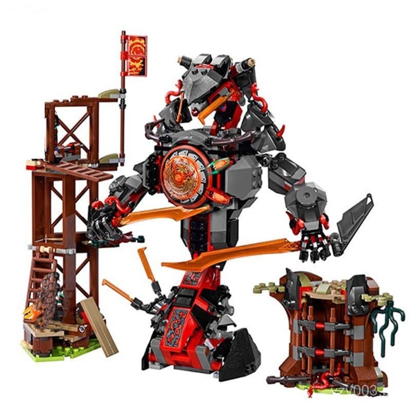 Lego Ninjago 734 Peças 10583 Mini Figuras Conjunto Compatível Iron Dawn 70626 Blocos de Montar Brinquedos para Crianças