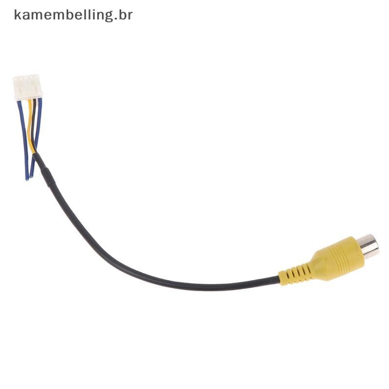 KABR 10Pin Vista Traseira Baup Câmera Cabo Adaptador RCA Para Carro Estéreo Android Rádio DVD Player Monitor Multimídia 