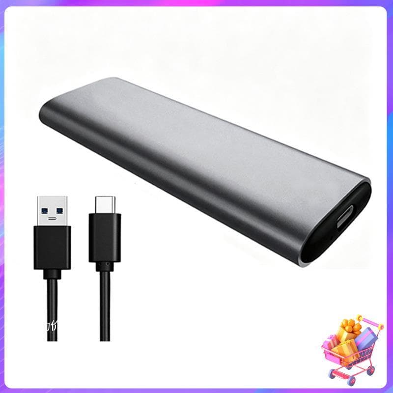 [Bom Negócio] Gabinete Externo Para Caixa SSD M2 M . Adaptador De SATA 2 NVMe 10 Gbps USB 3.1-C Laptop NGFF