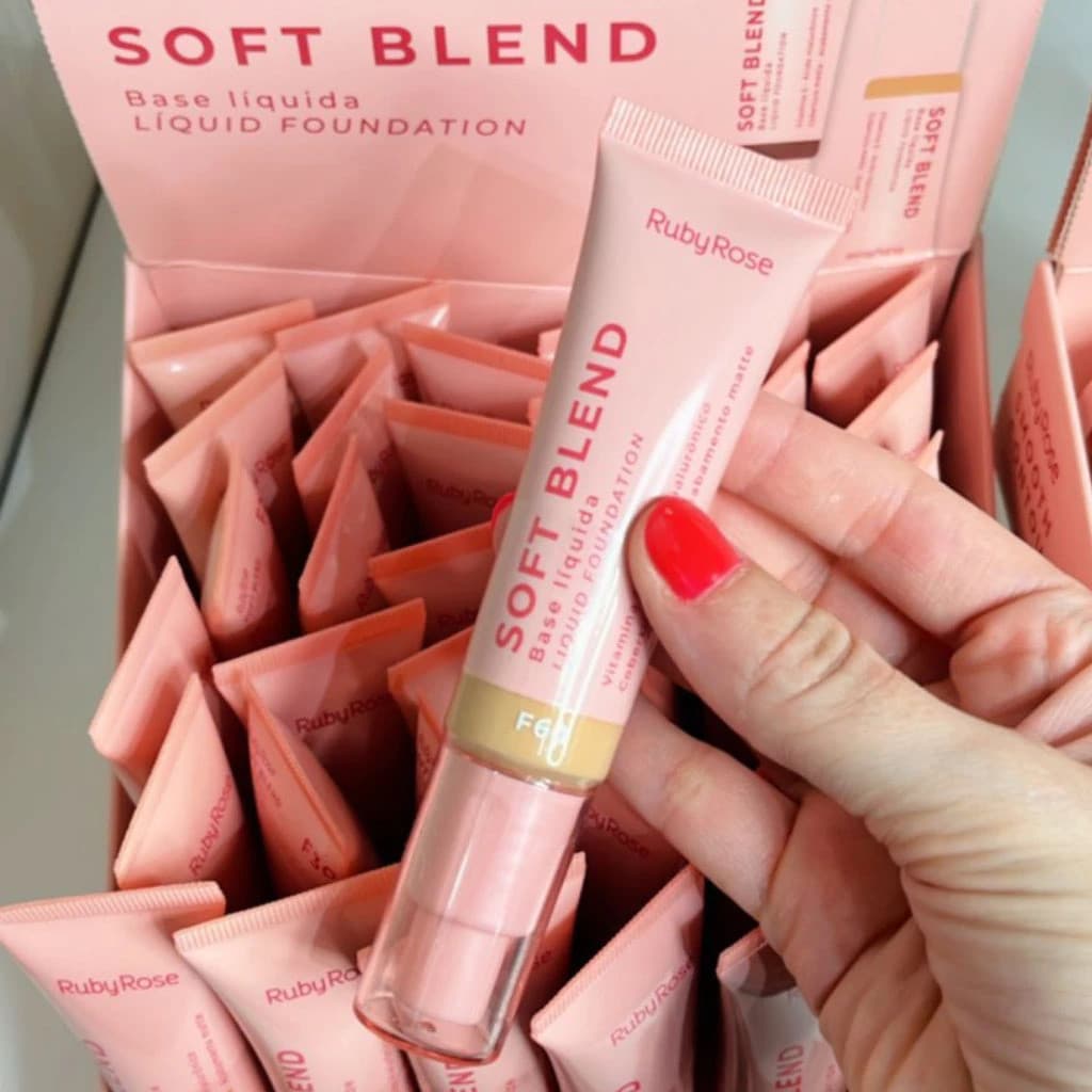 Base líquida Soft Blend Acabamento Matte - Ruby Roselonga duração